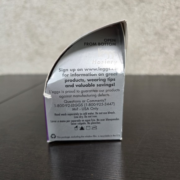 L'eggs Pantyhose Control Top SILKEN MIST SOFT BROWN Size B 20211 Sheer Toe New - Picture 3 of 5